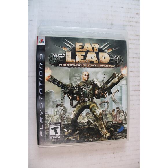 Eat Lead: The Return of Matt Hazard (Ps3 Sony PlayStation 3, 2009) Complete CIB - Picture 1 of 9